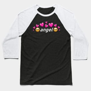 Angel White Baseball T-Shirt